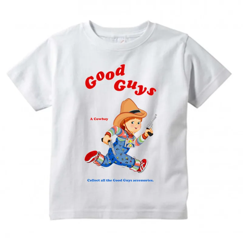 

T-shirt for A Boy Boys and Girls Good Guys Chucky Printed T Shirt Kids Great Casual Short Sleeve Tops Children's Funny T-Shirt