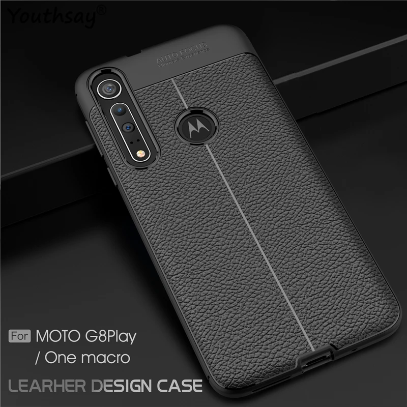 Чехол для макросъемки Motorola One, роскошный кожаный силиконовый чехол из ТПУ 6,2 дюйма, противоударный чехол для макросъемки Motorola One, чехол для ма...