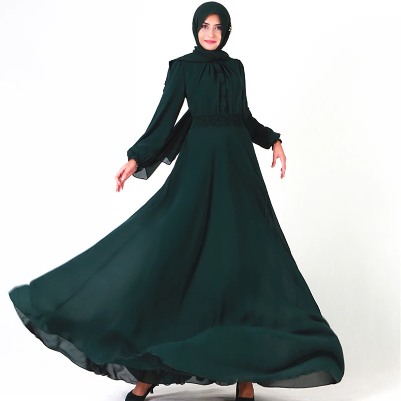Abaya Турецкая лампа искусственное мусульманское платье женское Турция Tesettur Elbise