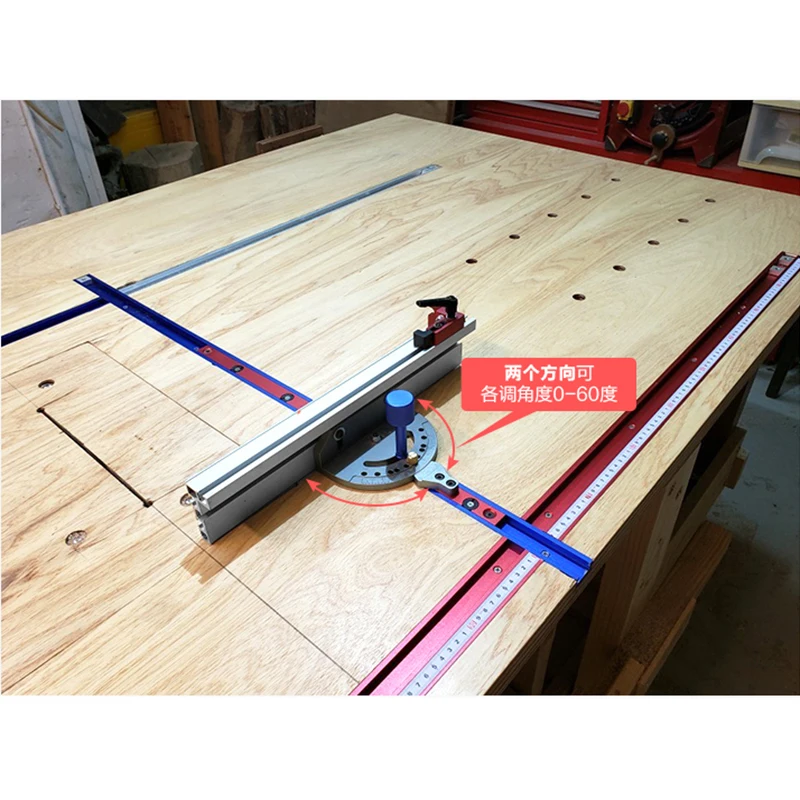 

Miter Gauge Woodworking Tool with track Stop Angle Miter Gauge Guide Engraving Machine Router Table Saw DIY Tools