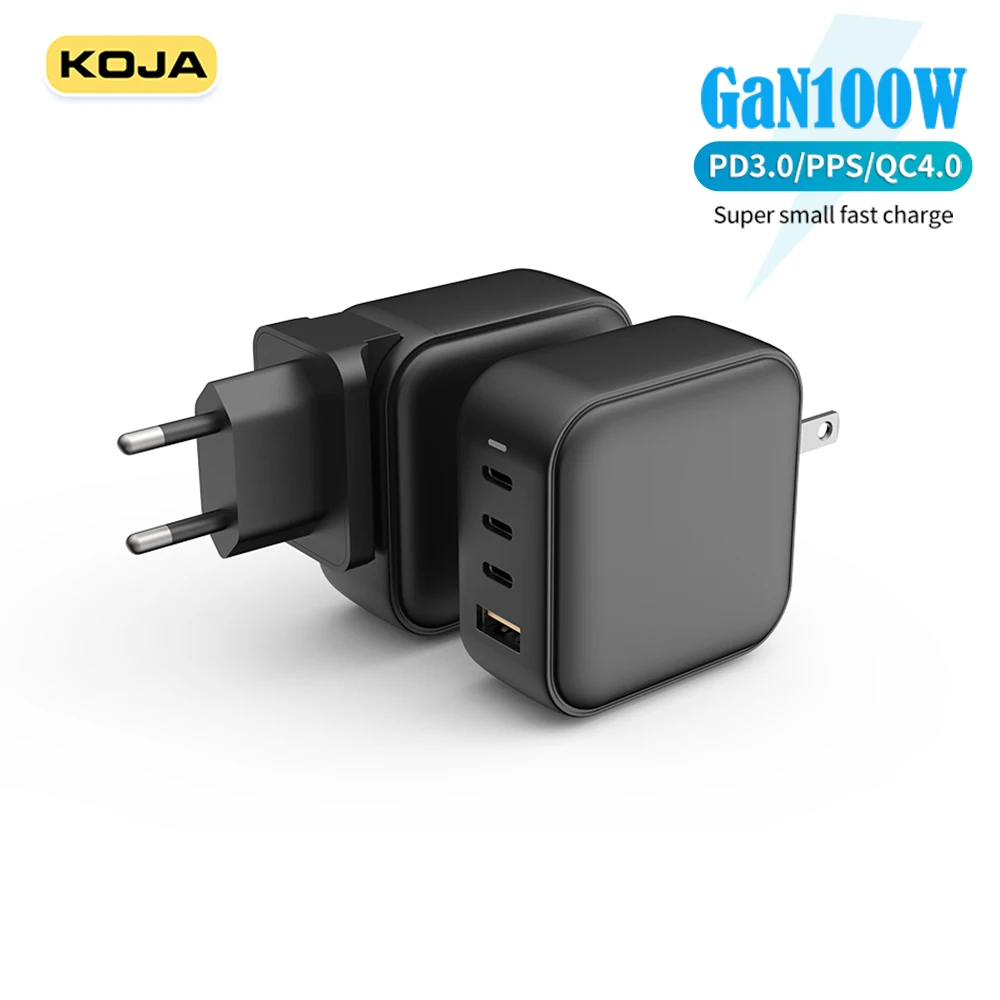 koja ган зарядное устройство 100w usb c