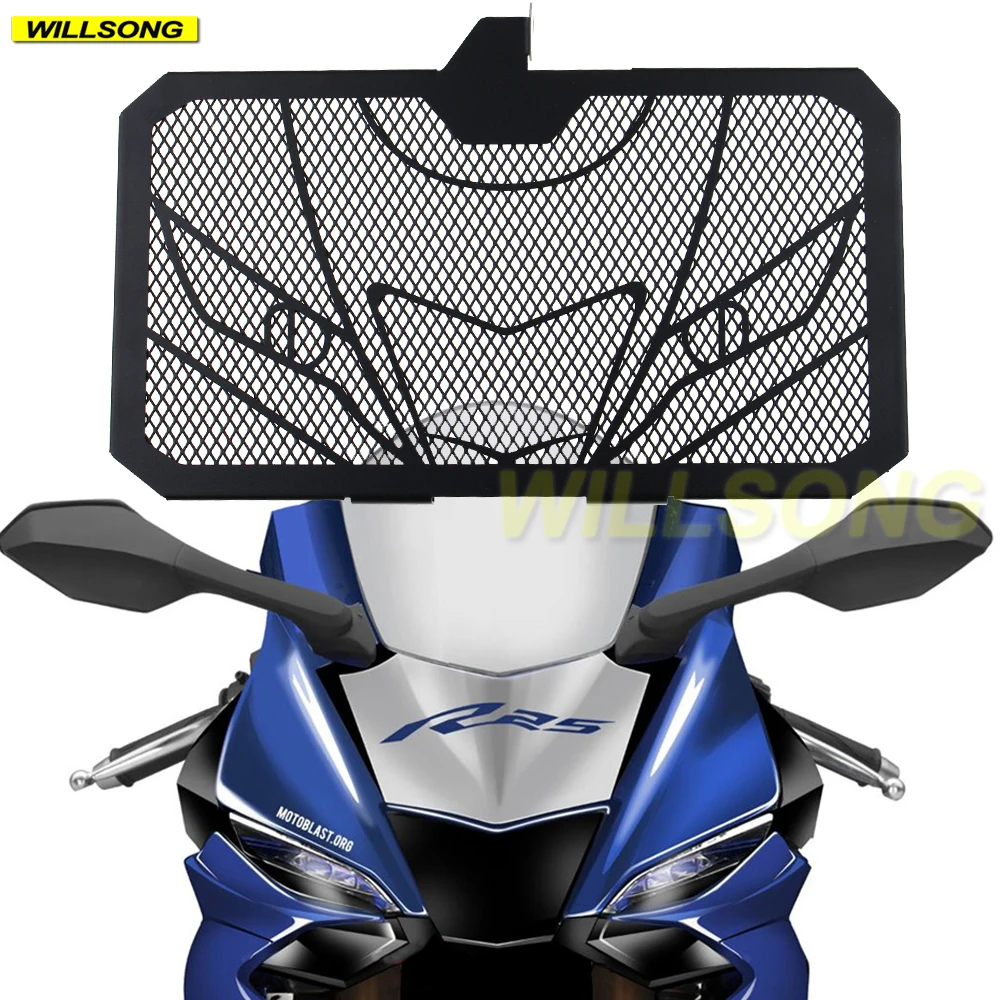

Radiator Grille Cover Protector Oil Cooler Guard For YAMAHA YZFR3 YZFR25 2015-2020 Motorcycle Accessories Fuel Tank Protection