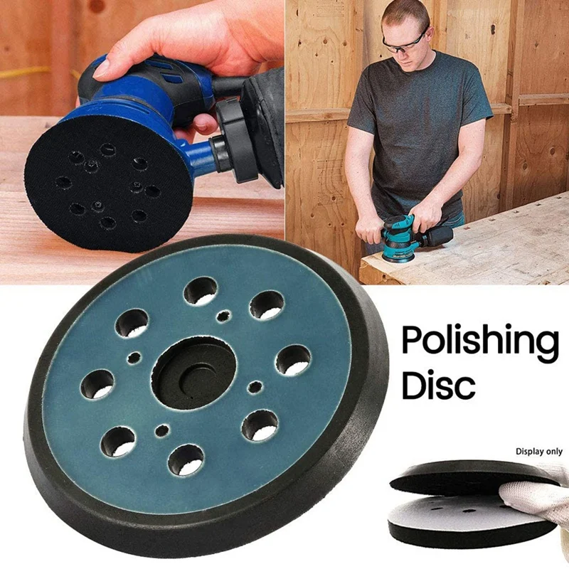 

4Pcs 5Inch 8Hole Sanding Pad Hook and Loop Replacement Sander Pad for DeWalt DW4388, DW421, DW422,Sander Replacement Pad