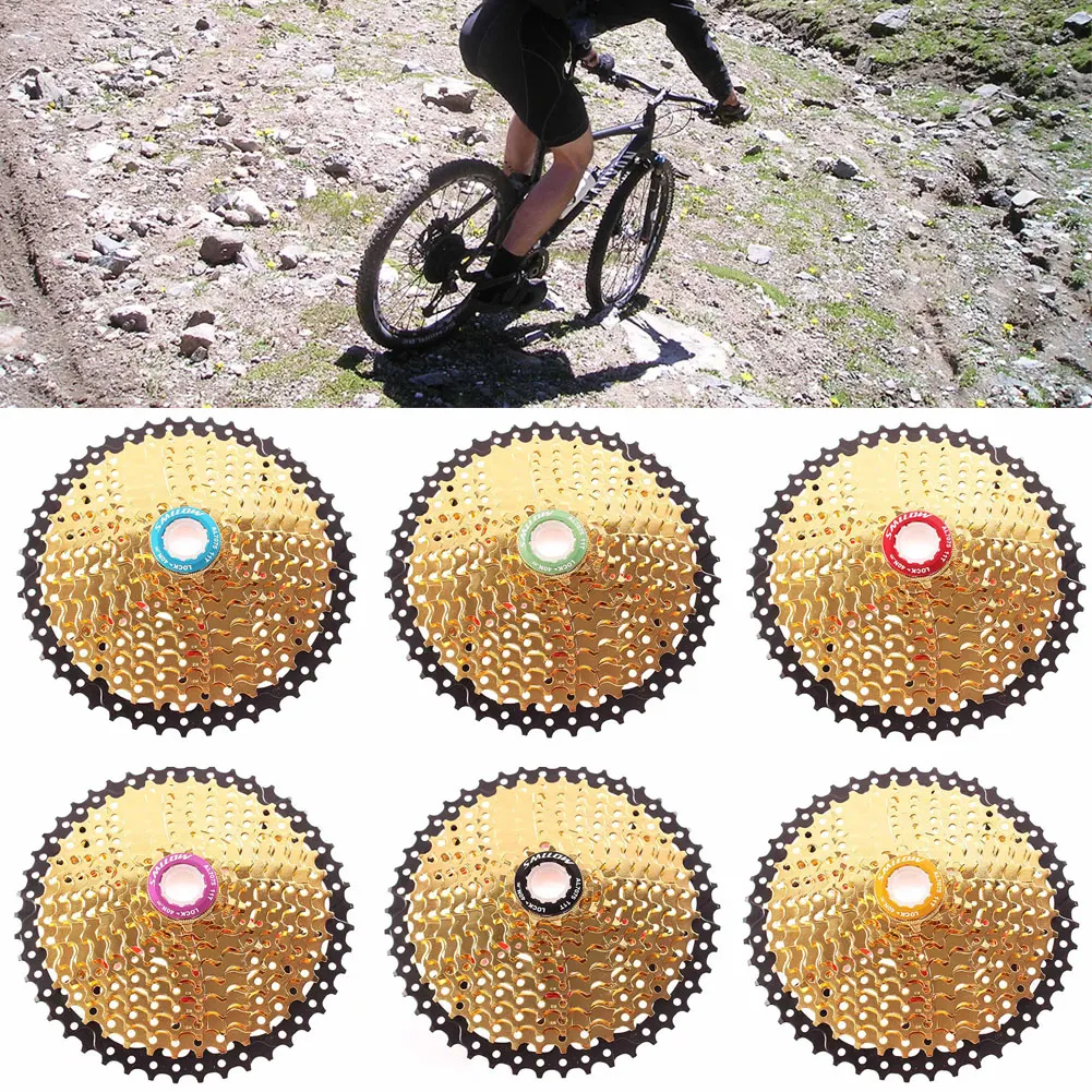 

SMLLOW 11-46T 10 Speed MTB Bike Bicycle Ultra-light Cassette Flywheel Freewheel