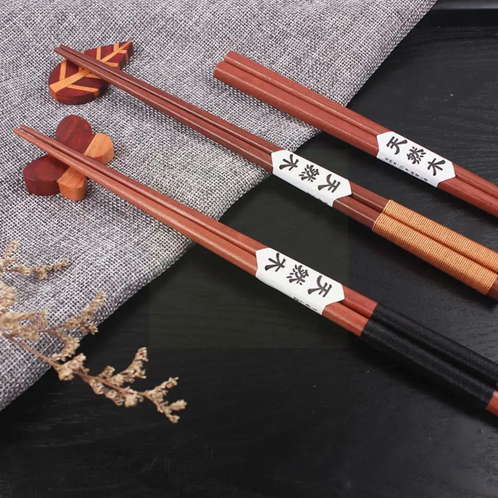 

Japanese-style Chopsticks Sushi Fast Food Noodles Chopsticks Korean Kitchen Bar Supplies Wood Chinese Tableware Cutlery Q0q8