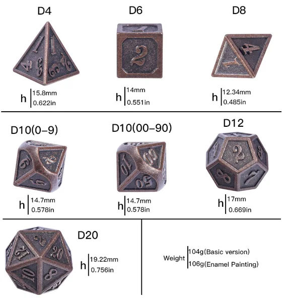Высококачественная Детская Металлическая Сумка 26 цветов + 1 шт. сумка D4 D6 D8 D10 D12 D20