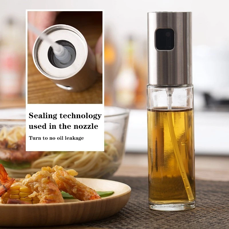 Стеклянный пищевой распылитель для масла кухонный масло выпечки