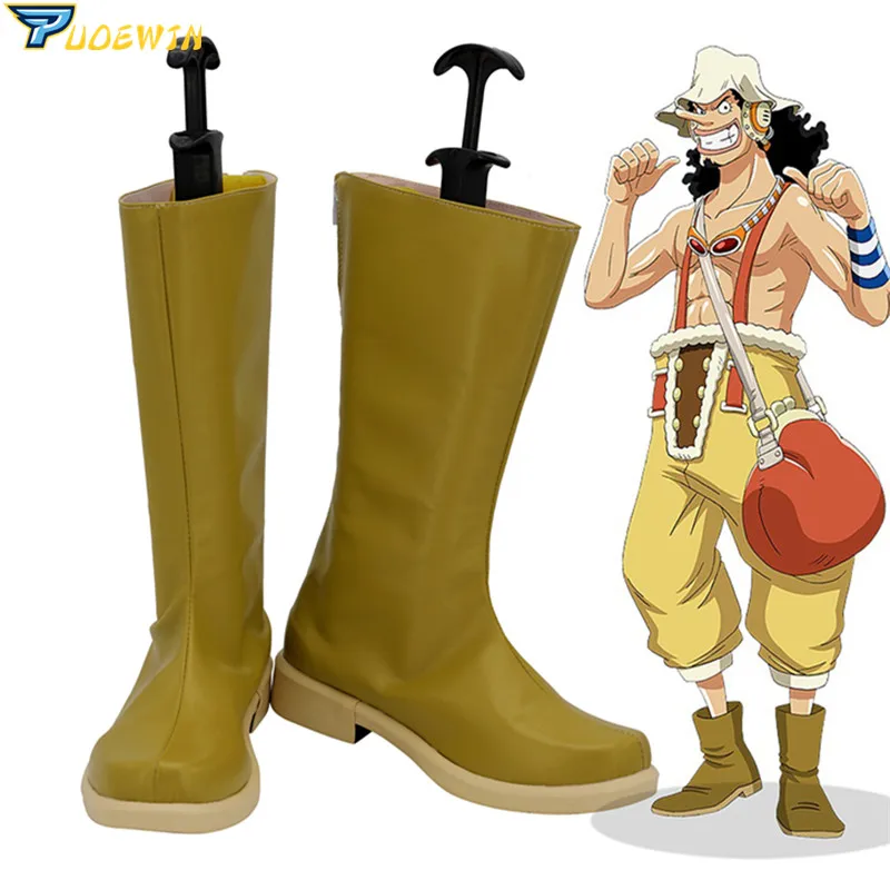 

Аниме Usopp косплей обувь сапоги на заказ