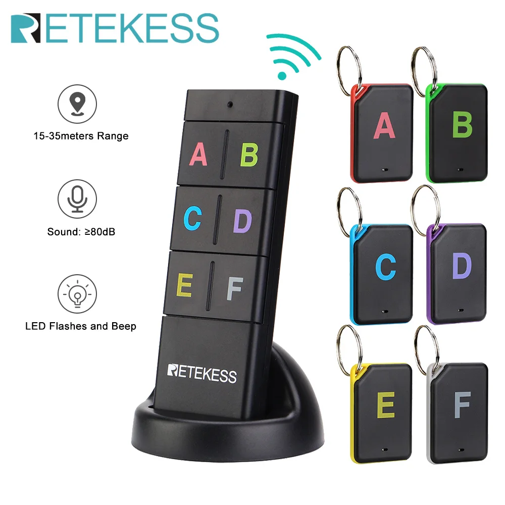 Беспроводной Брелок Retekess TH104 устройство для поиска домашних животных трекер