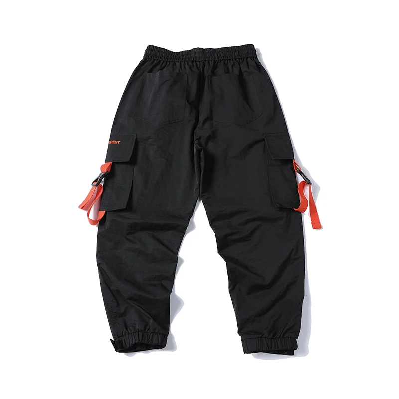 Tech одежда мужские брюки карго хип хоп ленты Hi Street лодыжки липучки|Брюки-карго| |