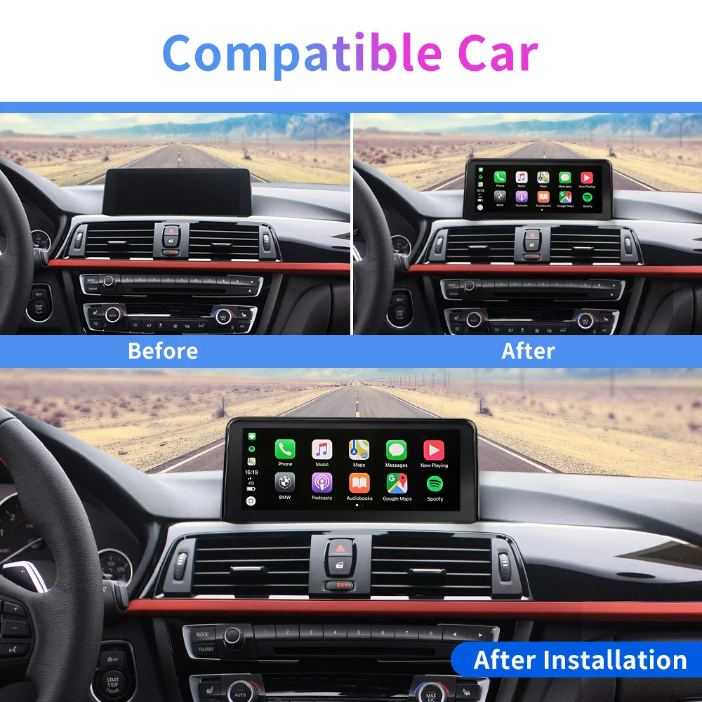 8-ядерный автомобильный мультимедийный плеер Android 10 для BMW F30 F31 F34 F36 2012-2016 WIFI SIM GPS