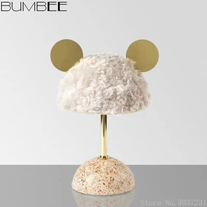 Настольная лампа в скандинавском стиле с Микки Маусом современная детская
