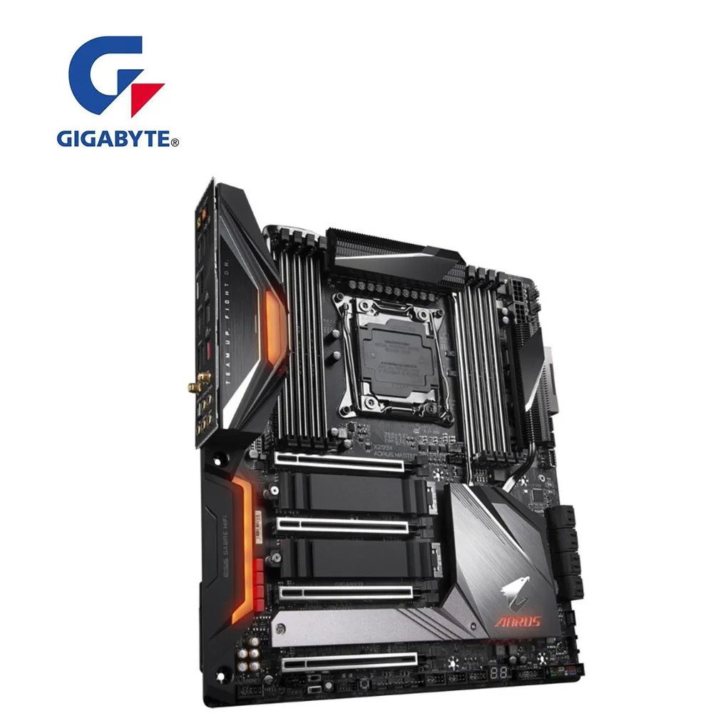 Материнская плата для GIGABYTE GA X299X AORUS MASTER LGA 2066 DDR4 Intel X299 настольная материнская