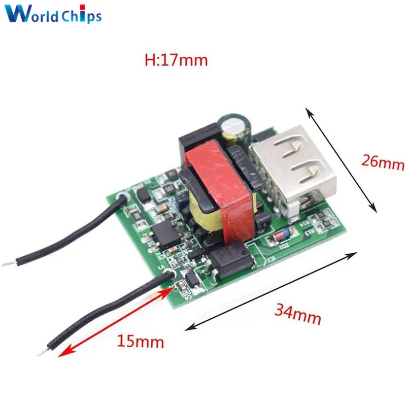 DC 12V 24V 36V 48V 72V to 5V 1A USB понижающий преобразователь модуль зарядного устройства