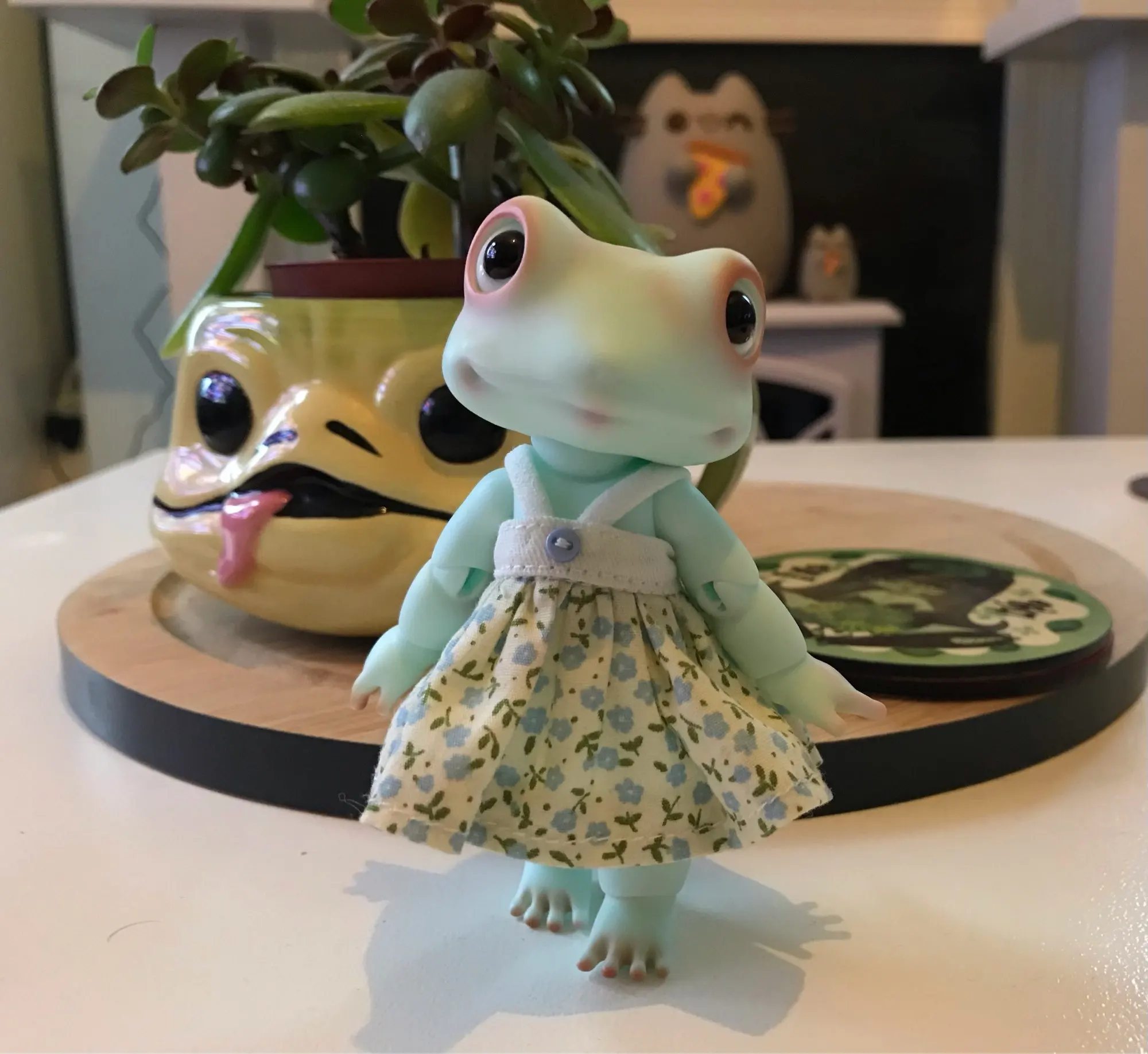 1/8bjd кукла-маленькая панда и лягушка | Игрушки хобби