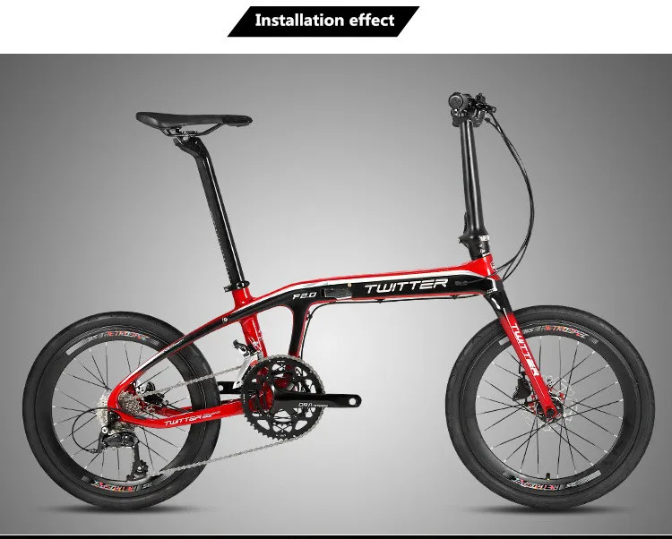 RS MTB Горный BMX велосипед 4 герметичный подшипник складной велосипед круглые спицы 24 Отверстия 20 дюймов дисковый тормоз маленький диаметр колеса колесная