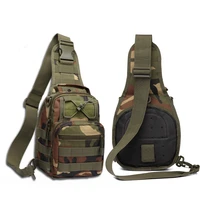 military camping hiking bag sport hunting men military tactical chest molle single shoulder bags nylon wading chest pack unisex