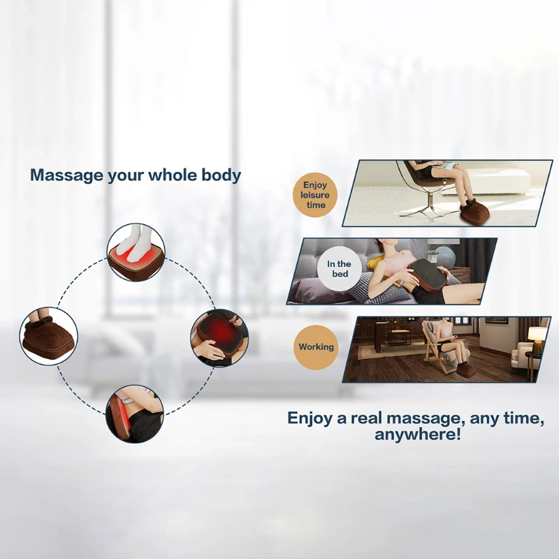 

Electric Heated Foot Care Shoe Warmer Massager Insoles Tool Pad Slipper Shoes X7JA