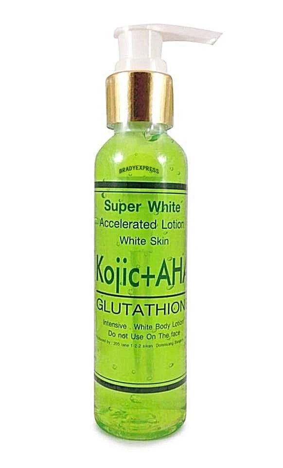 Kojic Acid AHA глютатион для кожи Белый лосьон Темный отбеливающий крем отбеливание