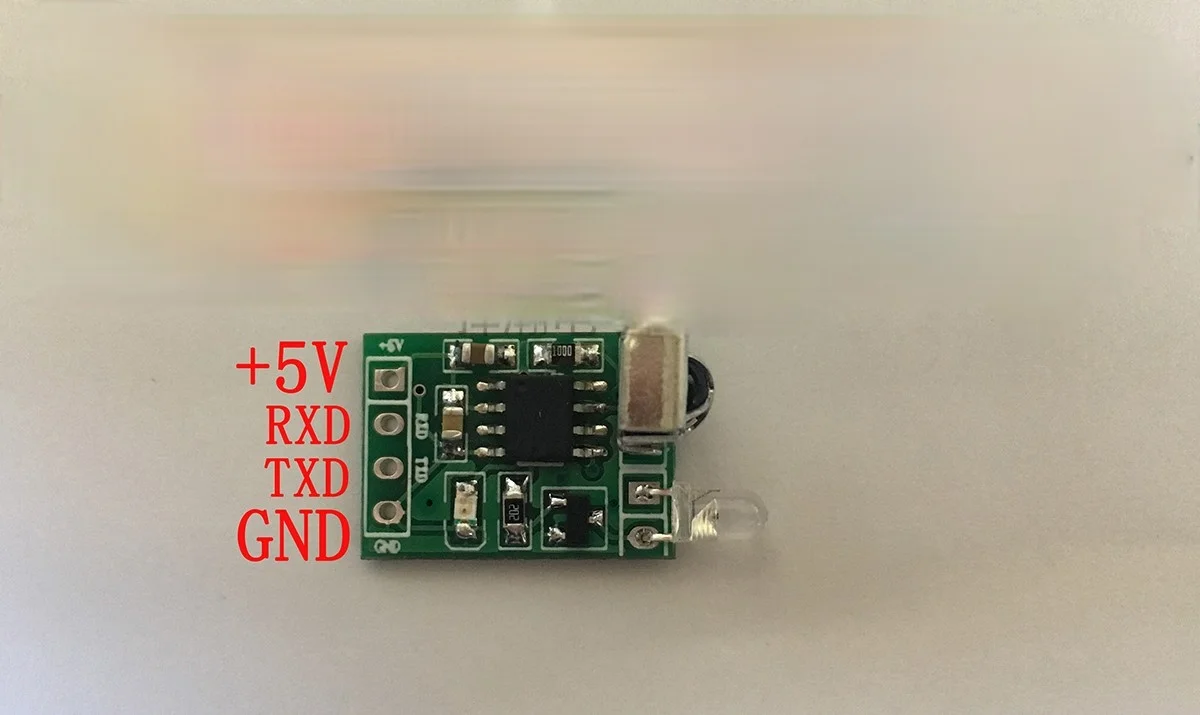 

2PcsInfrared Transparent Transmission Serial Port to Infrared Infrared to Serial Port Energy Meter Infrared Communication Module