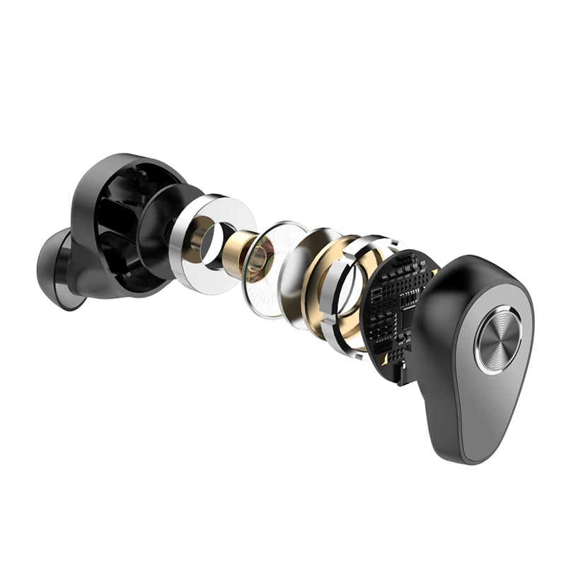 

TWS Bluetooth Headset HiFi Sound Quality IPX6 Waterproof Bluetooth V5.0 LED Display Binaural Separation Design