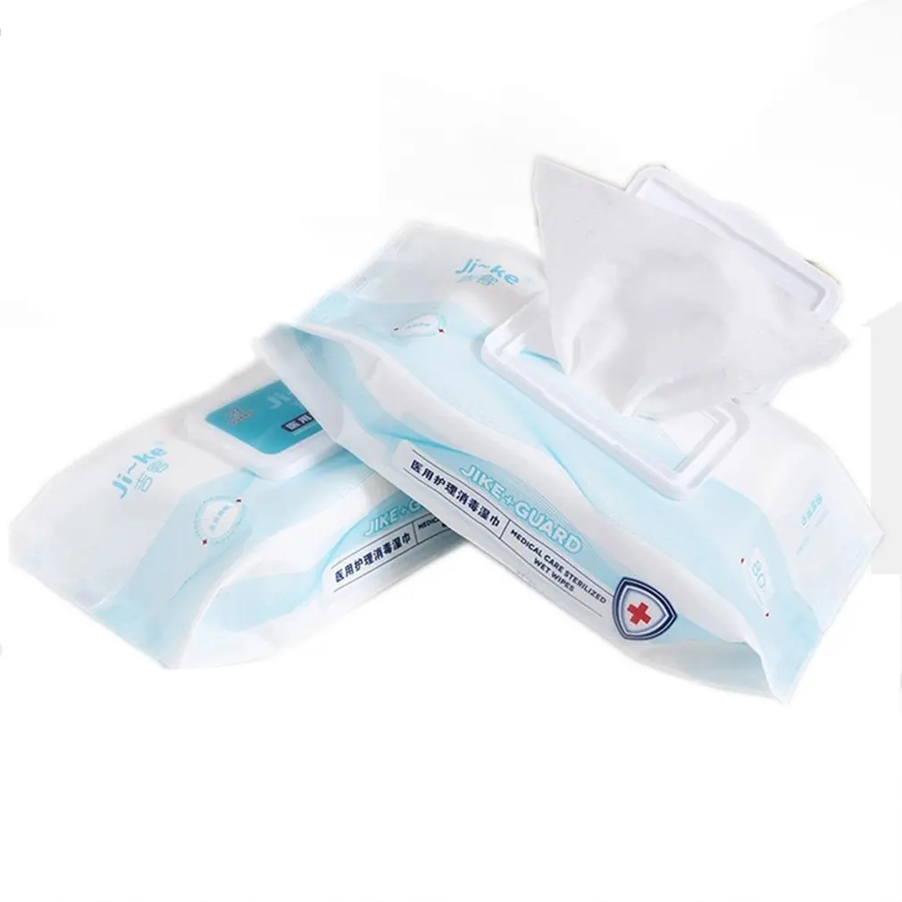 

80Pcs/Bag 75% Alcohol Wipes / Disposable Alcohol Wipes Hospital Alcohol Disinfection Piece Portable Alcohol Pads