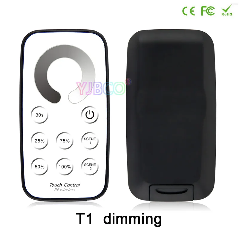 Скидка Ручка переключателя Bincolor, настенный Одноцветный контроллер поворотного диммера/CCT/RGB и беспроводной пульт дистанционного управления RF для ...