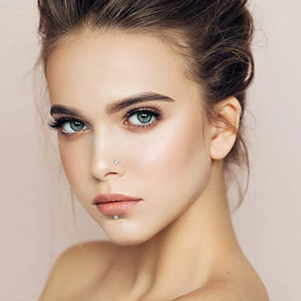 Мужские и женские кольца для пирсинга из нержавеющей стали 316L Ювелирное