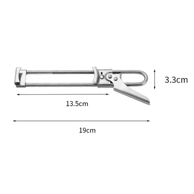 

Multifunctional Adjustable Stainless Steel Can Opener K9Store