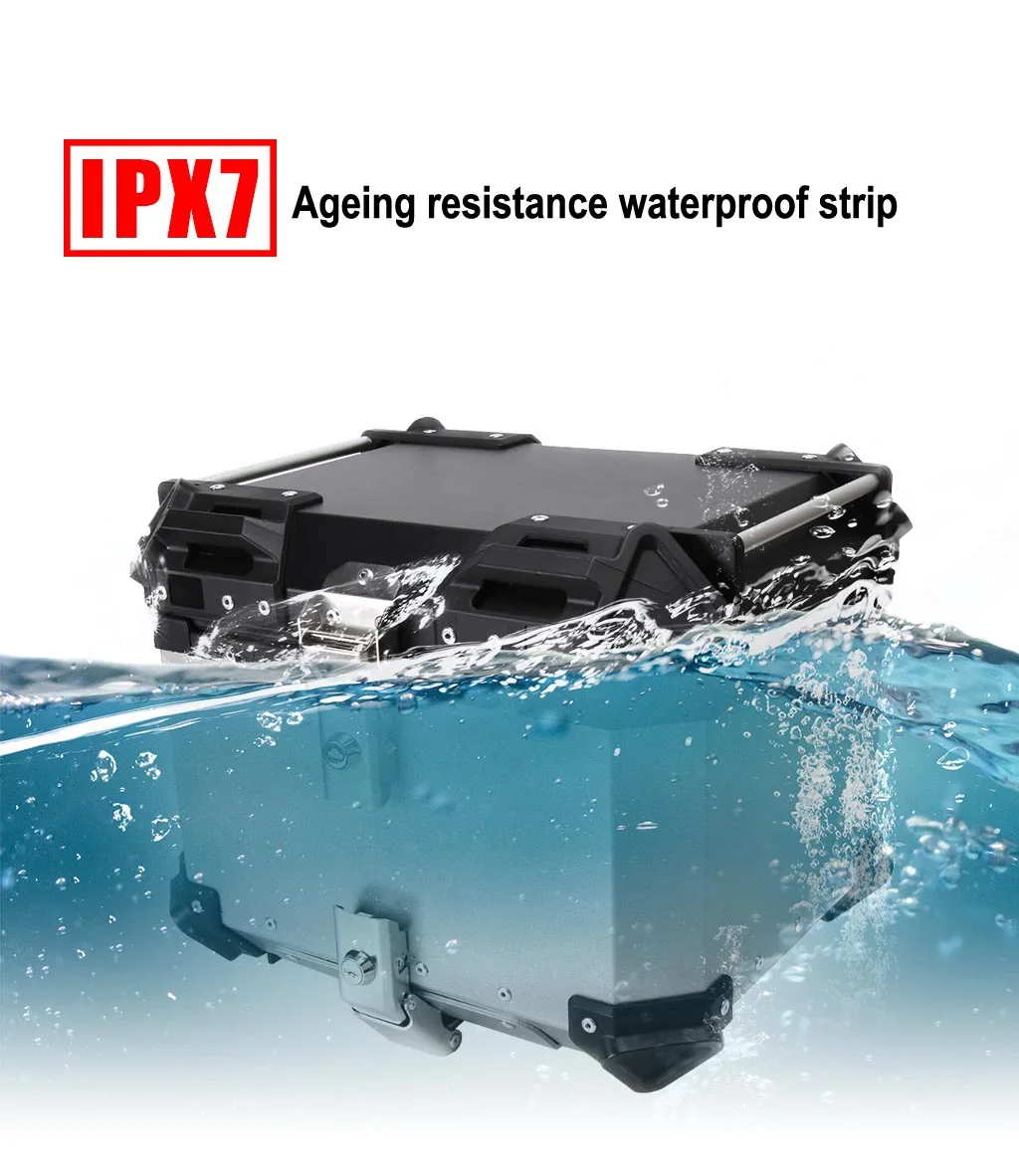 45L 65L Универсальный задний хвост багаж багажник шлем коробка для хранения ключ