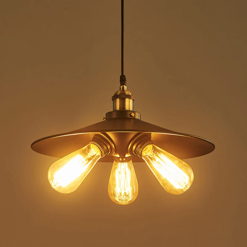 Лофт Винтаж Лампа Ретро Зонты Подвесные Светильники Кафе Паб Клуб Бар Ресторан