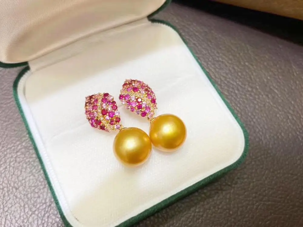 Женские жемчужные серьги D526 изящные висячие из стерлингового серебра 925 пробы 10-11