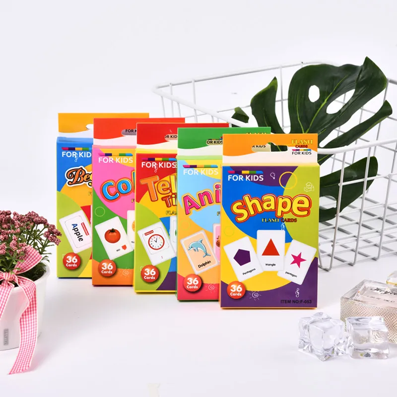 Буквы Baby игральных карт образовательная карточка игры дети изучают флэш-карты английские слова Раннее Обучение карты ребенка для игры в покер карты
