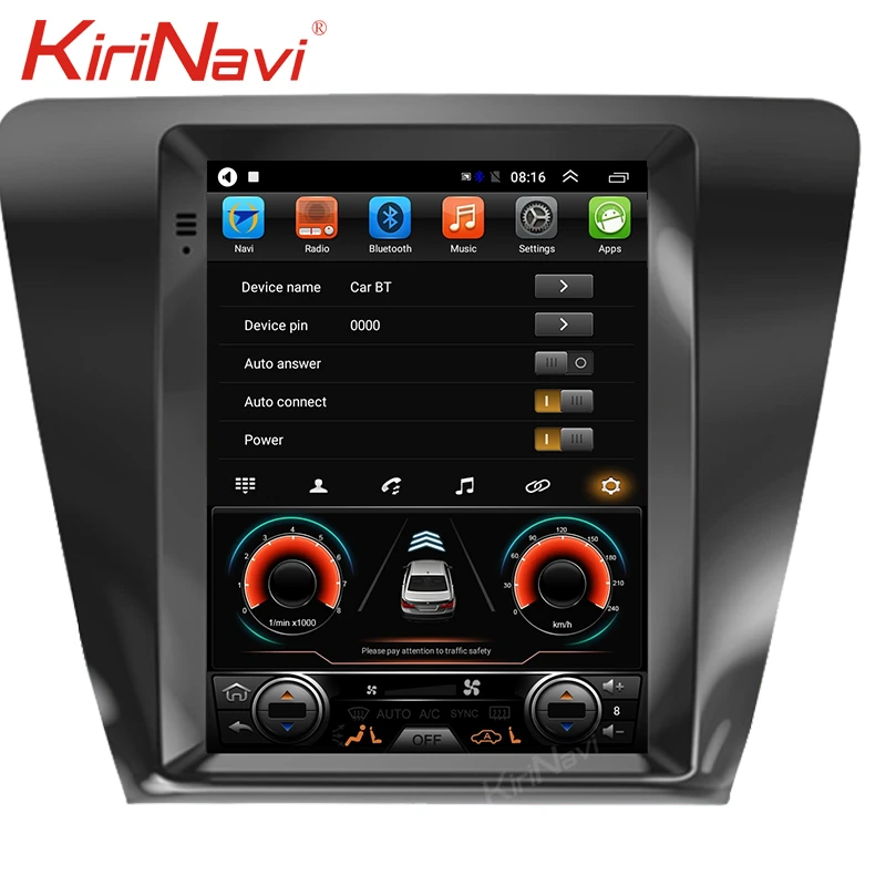 

KiriNavi 10.4 '' Vertical Screen Telsa Style Android 10 Car Radio For Skoda Octavia Multimedia Player Auto Navigation 2016-2018