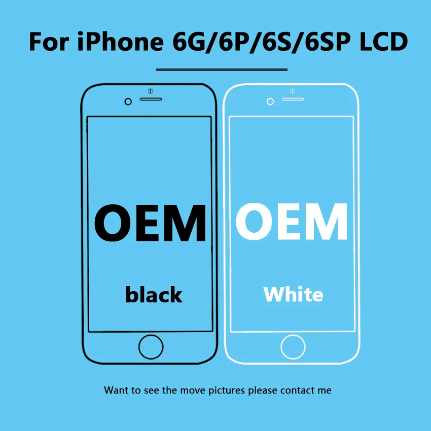100% тест OEM 3D сенсорный экран для iPhone 6 6s 6o 6sp ЖК дисплей дигитайзер в сборе Замена