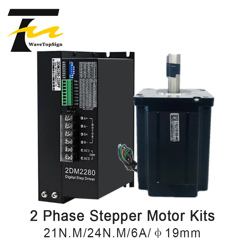 

110J18150 110J18165+2DM2280 110 2 Phase Stepper Motor Driver Set 21NM 24NM