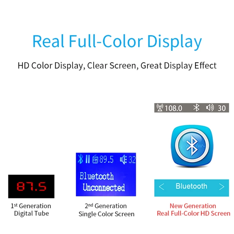 

Bluetooth 5,0 автомобильный fm-передатчик MP3 плеер Hands Free радио адаптер USB зарядное устройство