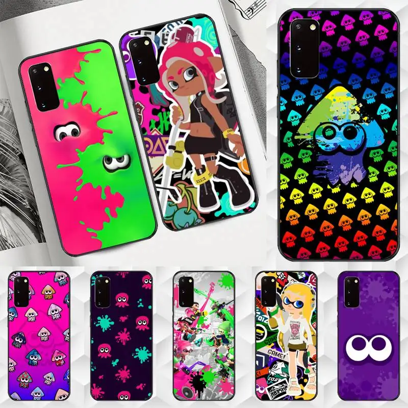 

Game Splatoon 2 Phone Case TPU For Samsung S6 S7 S8 S9 S10 plus S20 S21 S30ultrs Fundas Cover coque