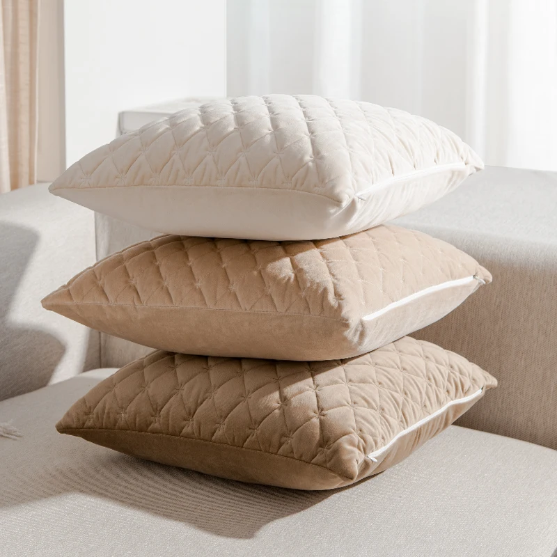 Мягкие бархатные наволочки Роскошный домашний декоративный чехол для подушки