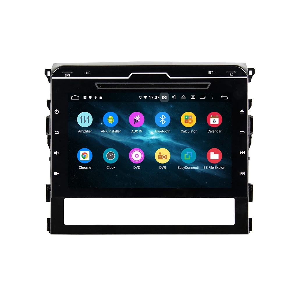 Автомагнитола для Toyota Land Cruiser 9 0 Android 2016 Восьмиядерный процессор 4 Гб ОЗУ 64 ПЗУ DVD