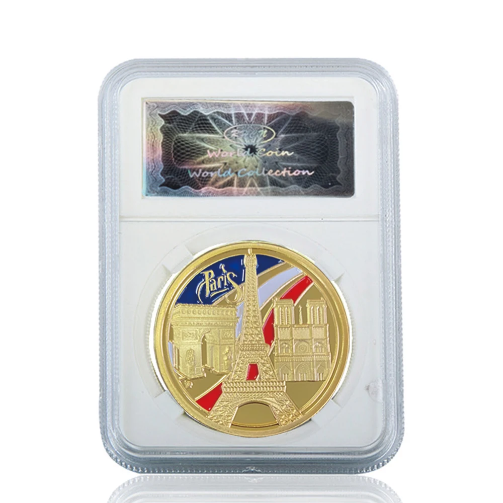 Большое здание Франция Париж Эйфелева башня Триумфальная арка приятные подарки