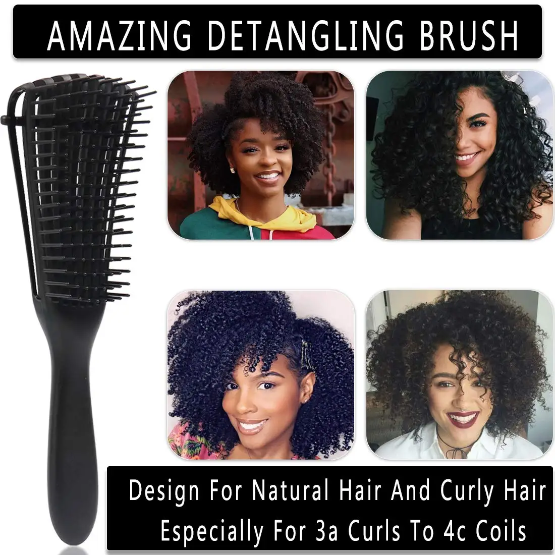 

Massage Scalp Ribs Comb Detangling Hairbrush With Handle Barber Hairstylist Comb Blackprecision Clean Brush Head Gold Hair Brush