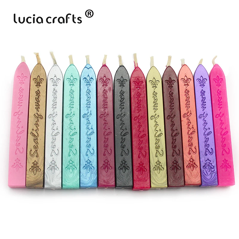 Распродажа! Lucia crafts 9*1,1*1,1 см красочные уплотнительные восковые палочки штамп воск для документов запечатывания 1 шт./лот I1108