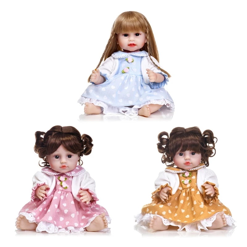 

Реалистичная кукла реборн 19 дюймов, фигурка Мэдди, Интерактивная игрушка, мягкая виниловая имитационная кукла, которая выглядит реально с/с...