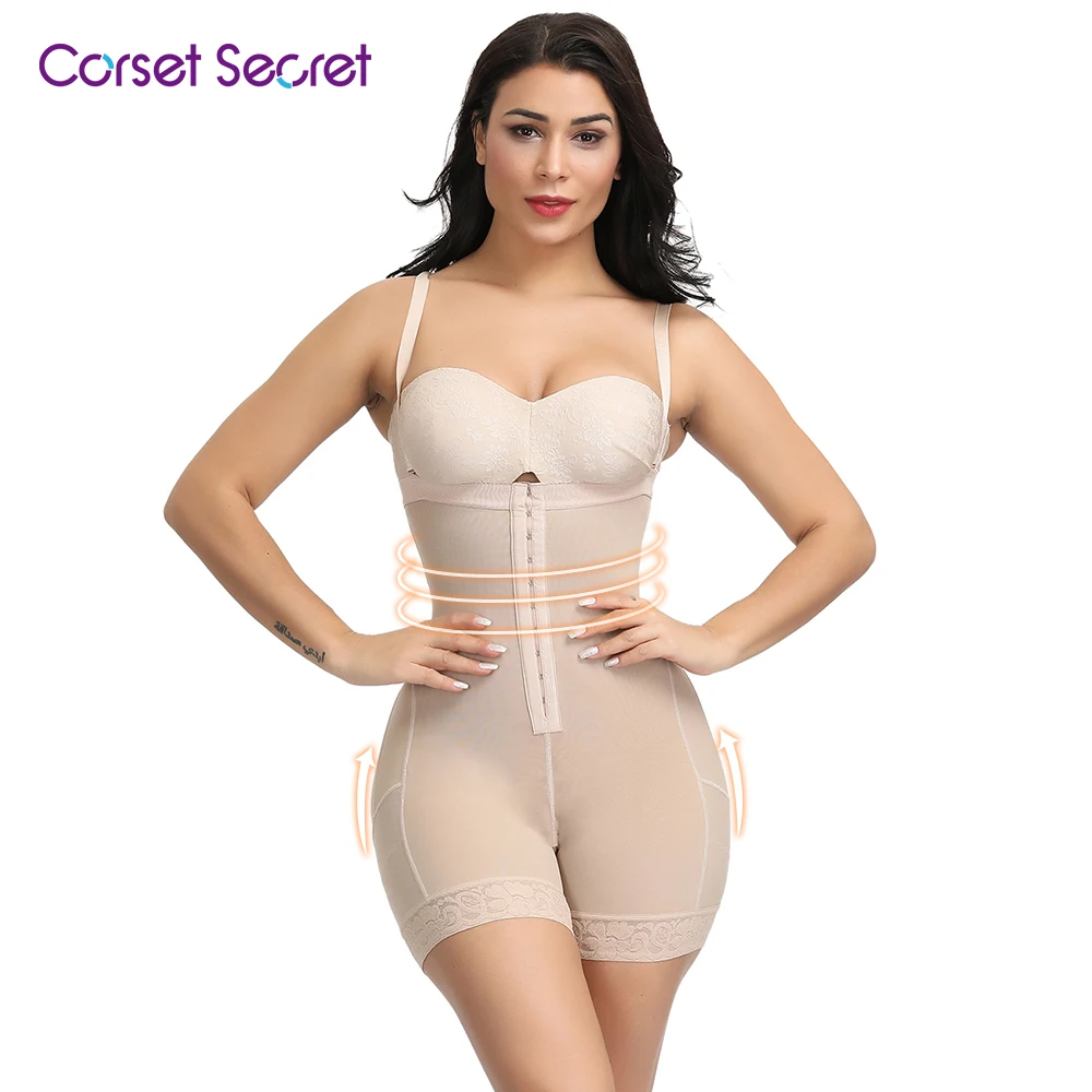 Корсет Secret плюс Размеры Для женщин Body Shaper крюк спереди плюс Размеры Высокая Талия Body Shaper женские боди Для женщин Корректирующее белье