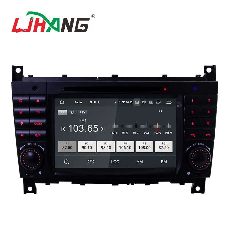LJHANG Android 10 Автомобильный мультимедийный плеер для Mercedes Benz W203 CLK200 CLK22 C180 GPS