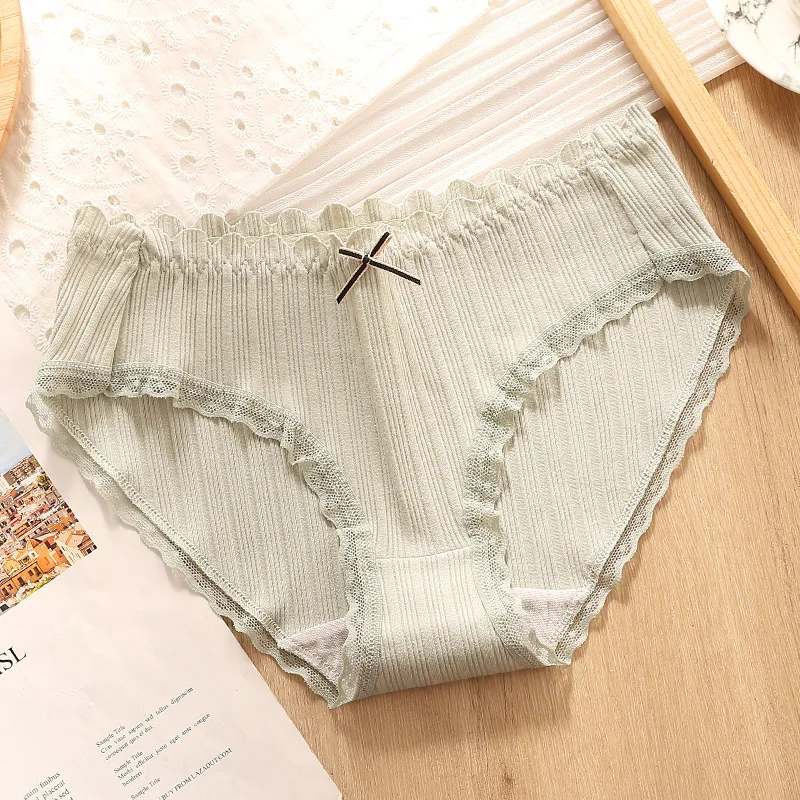 3 шт./компл. женские хлопковые трусы с заниженной талией | Женская одежда