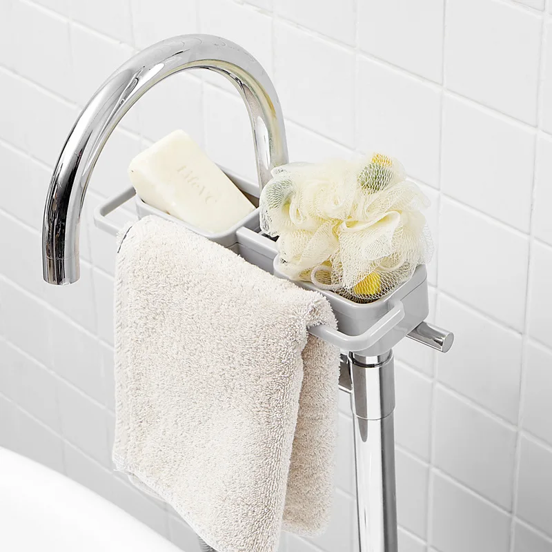 Faucet Drain Storage Rack Kitchen Sink Dish Cloth Sponge Holder Bathroom Towel Soap Box Shelf | Дом и сад