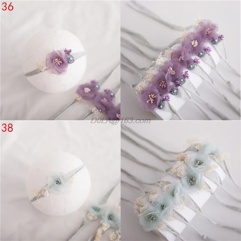 Детская повязка на голову с цветами для девочек реквизит фотосессии