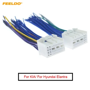 35Pin + 38Pin полный Pin подключение автомобиля стерео жгут проводов адаптер разъем в радио для KIA K2K3K4ElantraMistraTucson